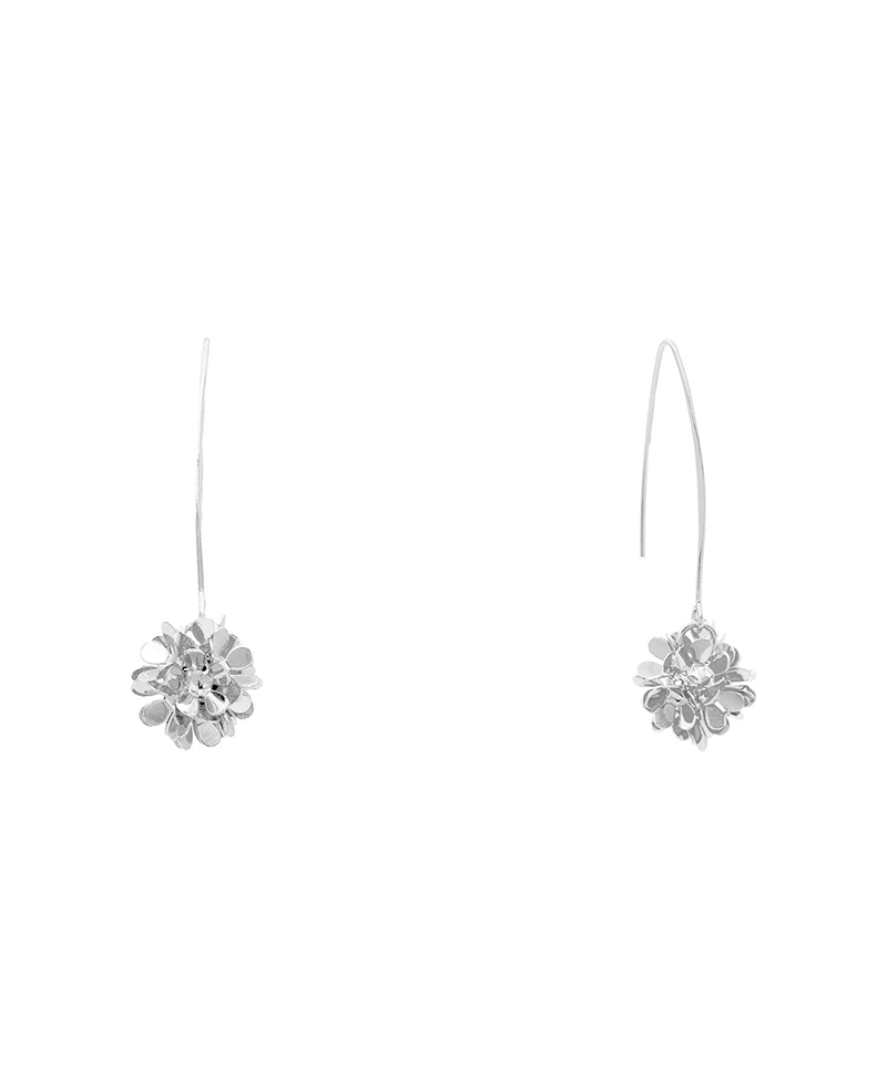 Flower Ball Earring - 2.25"