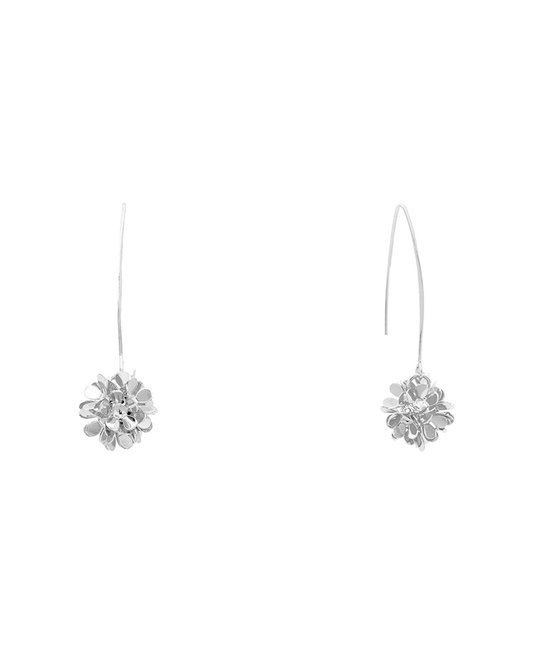 Flower Ball Earring - 2.25"