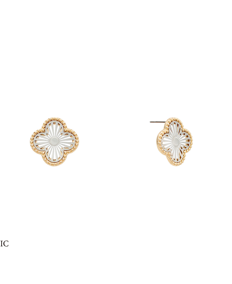 Alhambra Filigree Stud Earring - 0.75"