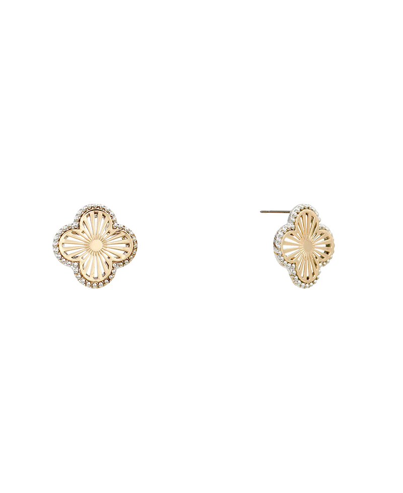 Alhambra Filigree Stud Earring - 0.75"