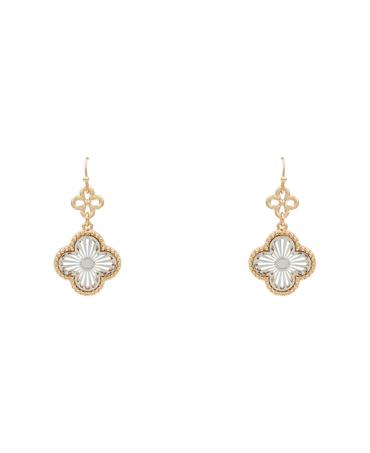 Alhambra Filigree Drop Earring - 1.75"
