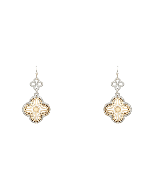 Alhambra Filigree Drop Earring - 1.75"