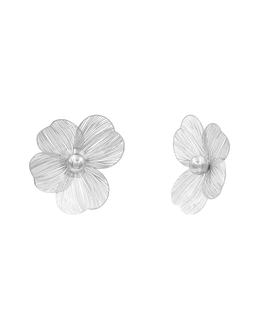 Flower Filigree Post Earring - 2.0"