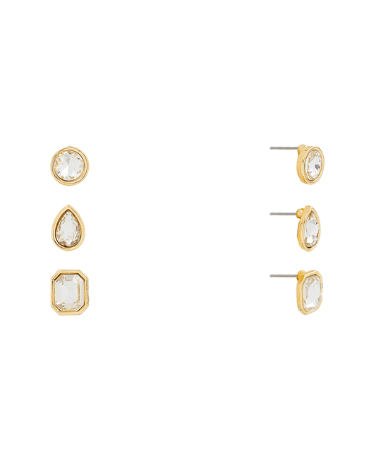 Mixed Stone Hypo 3 Set Earring