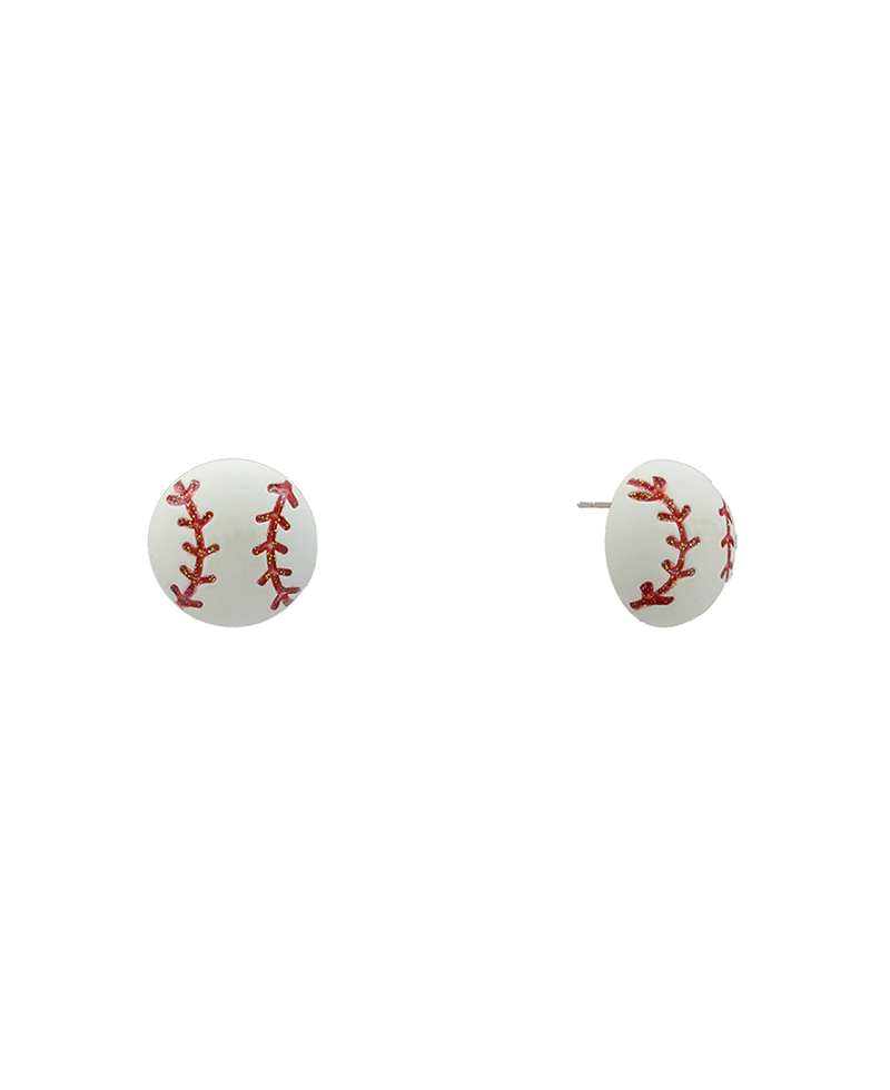Color Coating Ball Hypo Stud Earring - 0.7"
