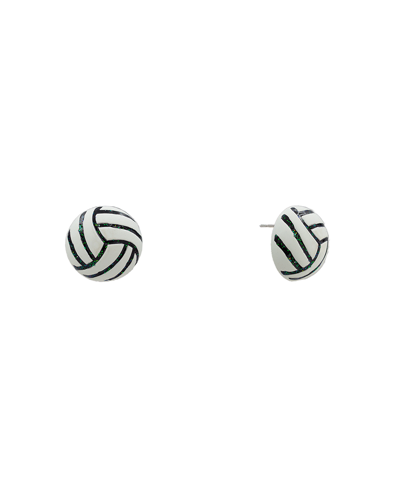 Color Coating Ball Hypo Stud Earring - 0.7"