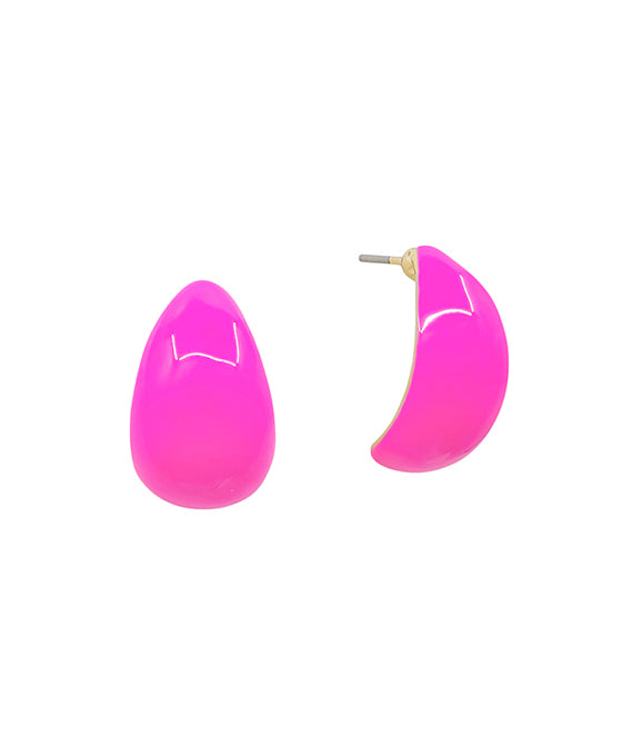 20mm Teardrop Epoxy Post Earring