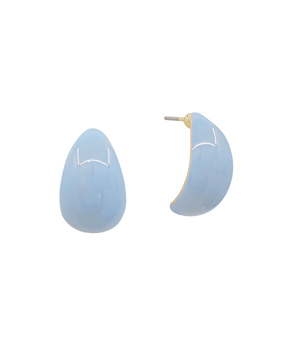 20mm Teardrop Epoxy Post Earring