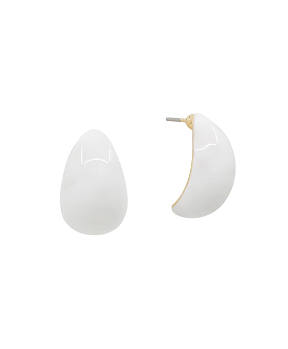 20mm Teardrop Epoxy Post Earring