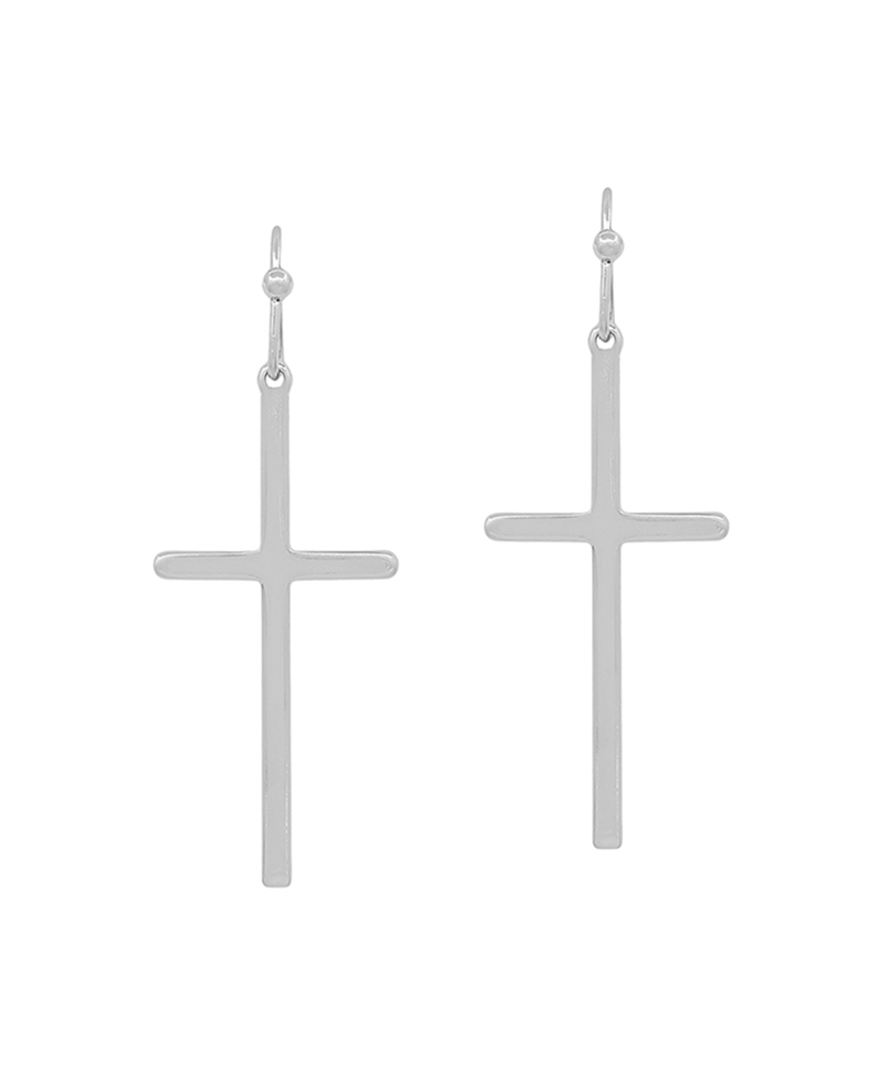 Cross Metal Earring