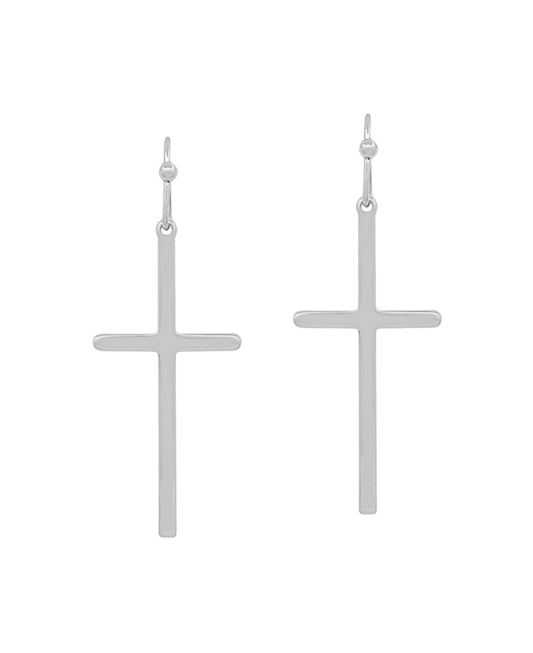 Cross Metal Earring