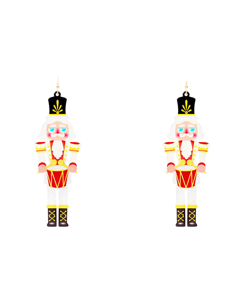 Christmas Nutcracker Acrylic Earring