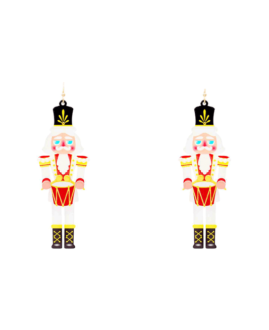 Christmas Nutcracker Acrylic Earring