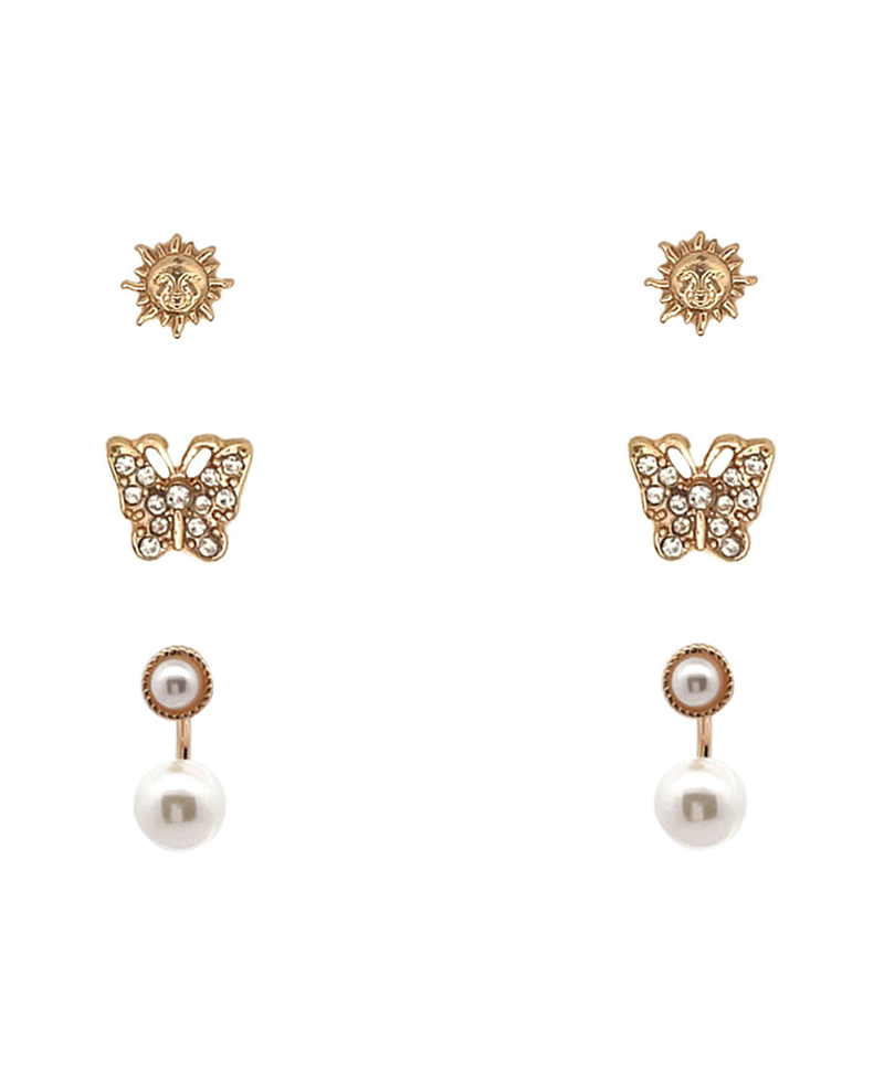 Multi 3 Set Earring