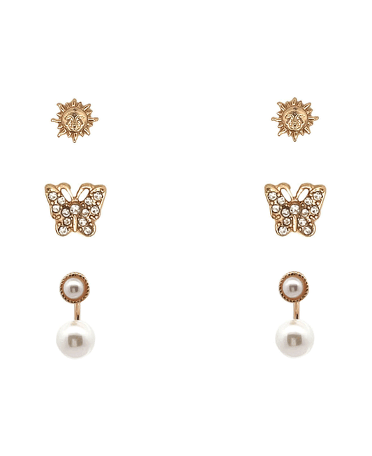 Multi 3 Set Earring