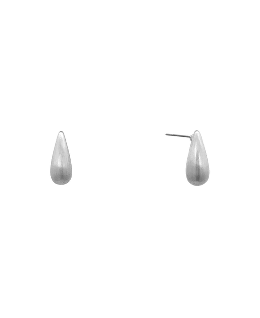 Satin Teardrop Earring - 0.6"