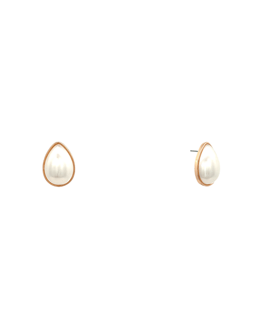 Pearl Stud Earring - 0.7"