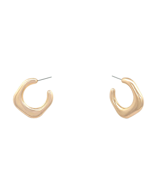 CCB Square Hoop Earring - 1.25"