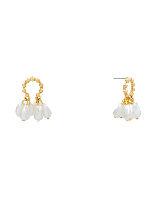 Baroque Pearl Hypo Post Earring - 1.1"