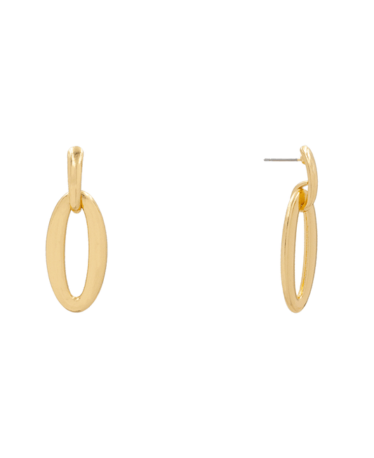 Oval Post Earring - 1.9"