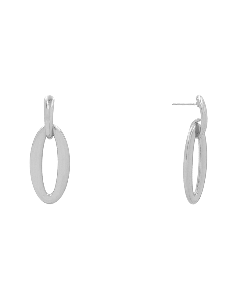Oval Post Earring - 1.9"