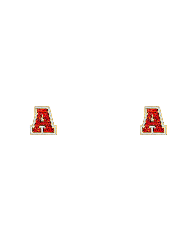 Gameday Glitter Hypo Stud Earring - 0.7"