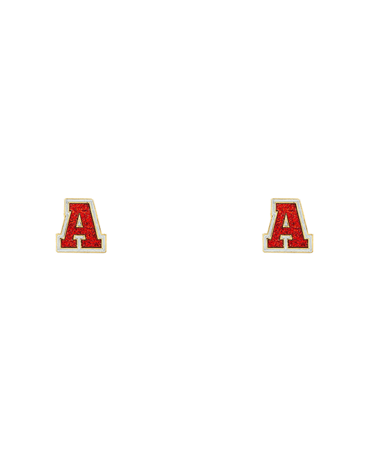 Gameday Glitter Hypo Stud Earring - 0.7"