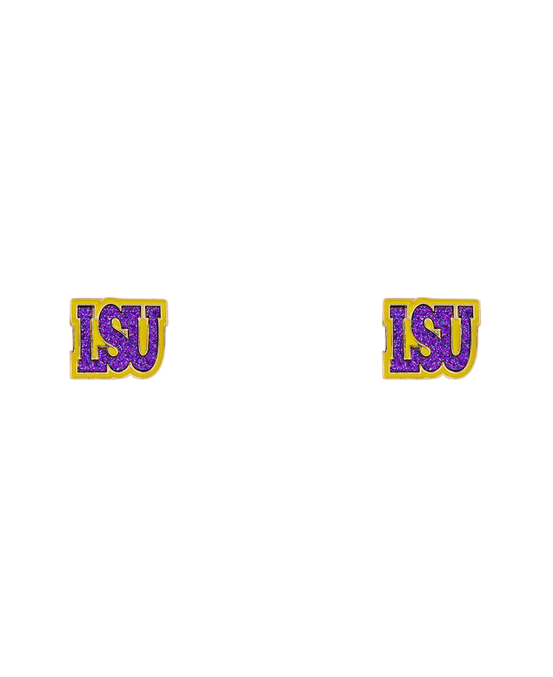 Gameday Glitter Hypo Stud Earring - 0.7"