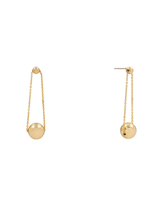 Double Ball Drop Earring - 2.0"