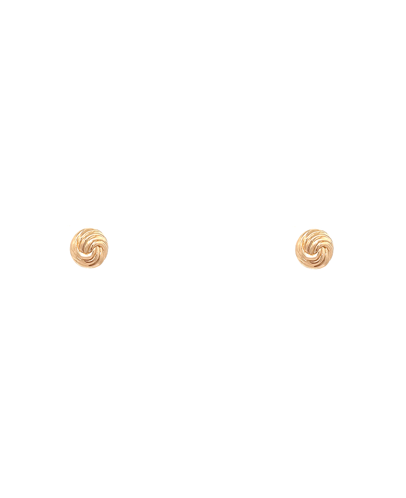 Waved CCB Stud Earring - 0.3"