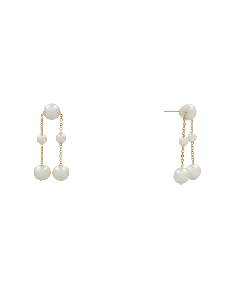 Pearl Drop Earring - 1.5"