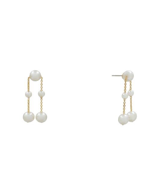 Pearl Drop Earring - 1.5"