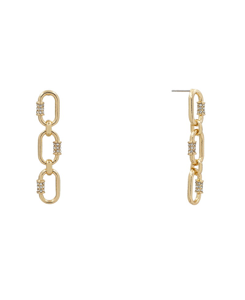 Carabiner 3 Drop Earring
