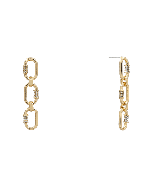 Carabiner 3 Drop Earring