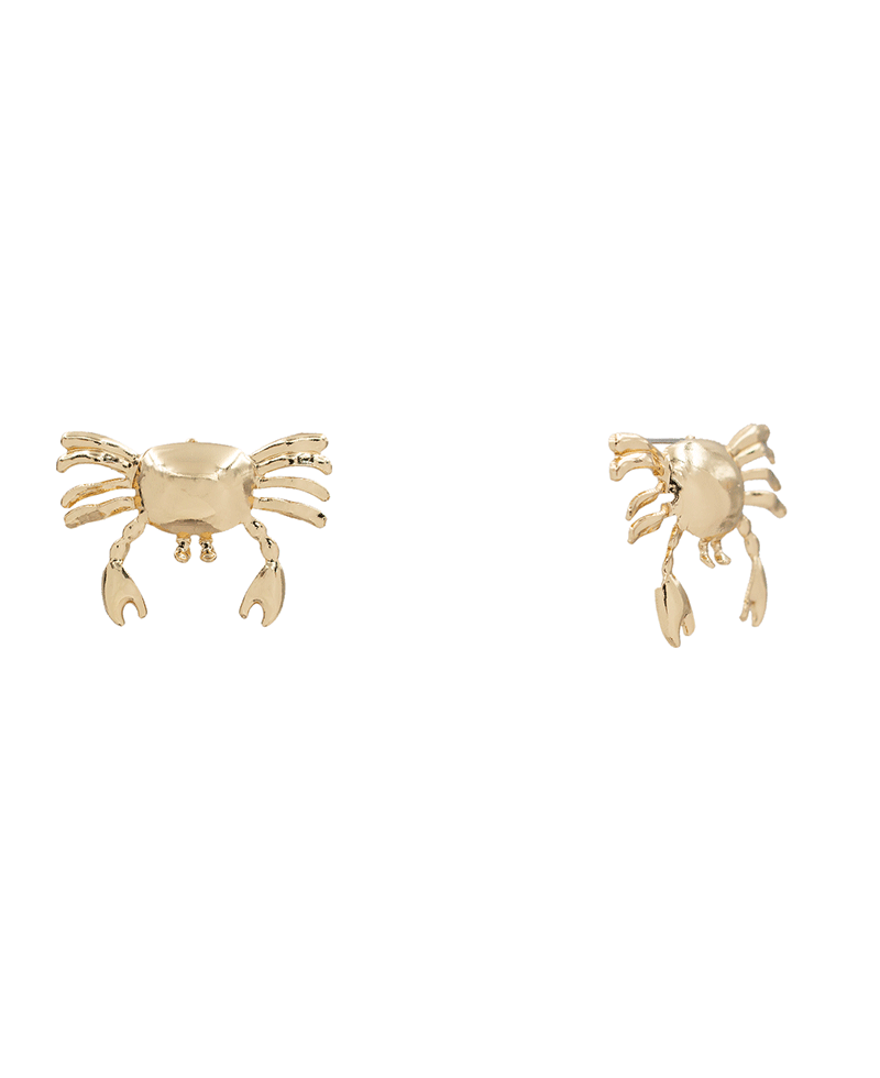 Crab Steel Stud Earring - 0.9"