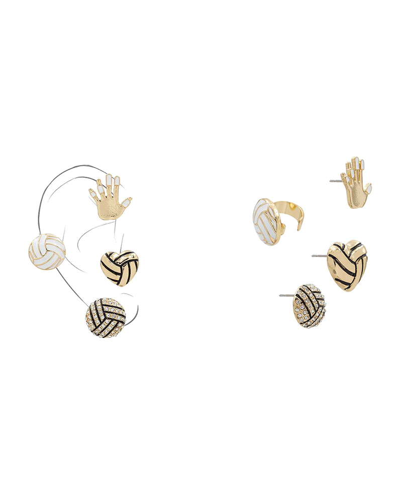 Ear Cuff 4 Set Earring