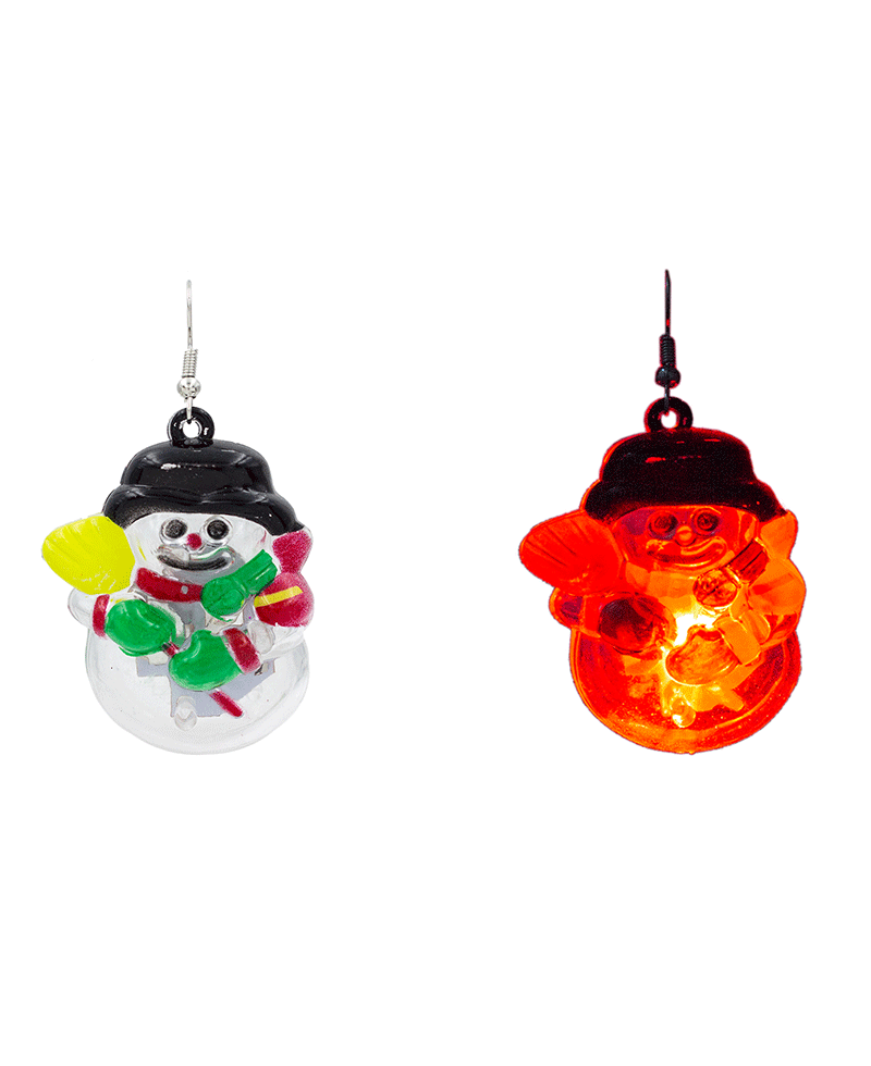 Christmas Light Up Earring - 2.5"