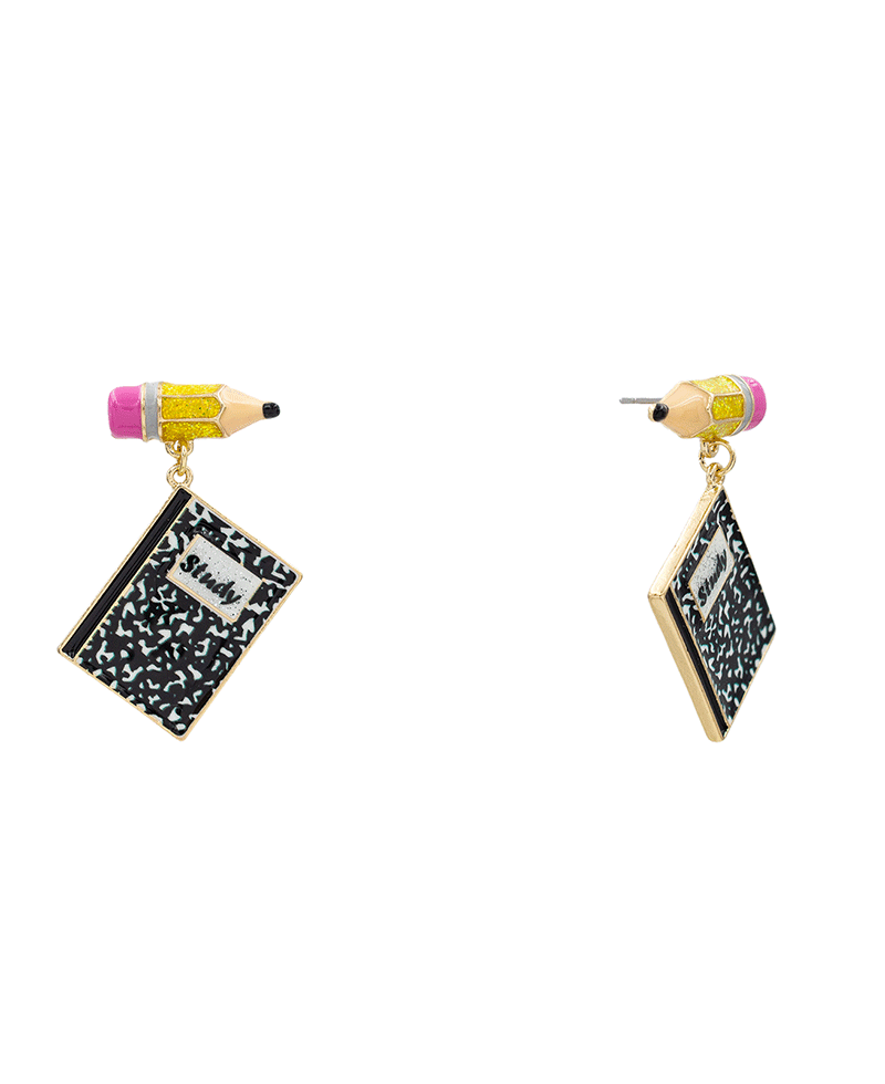Pencil Note Drop Earring - 2.5" (Copy)