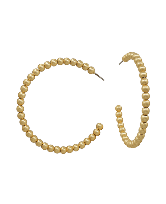 4mm CCB Hoop Earring - 2.0"