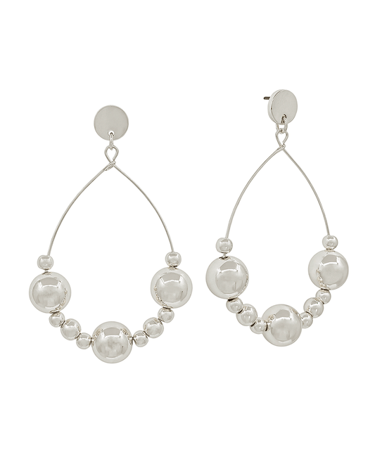 10mm CCB Wire Post Earring - 2"