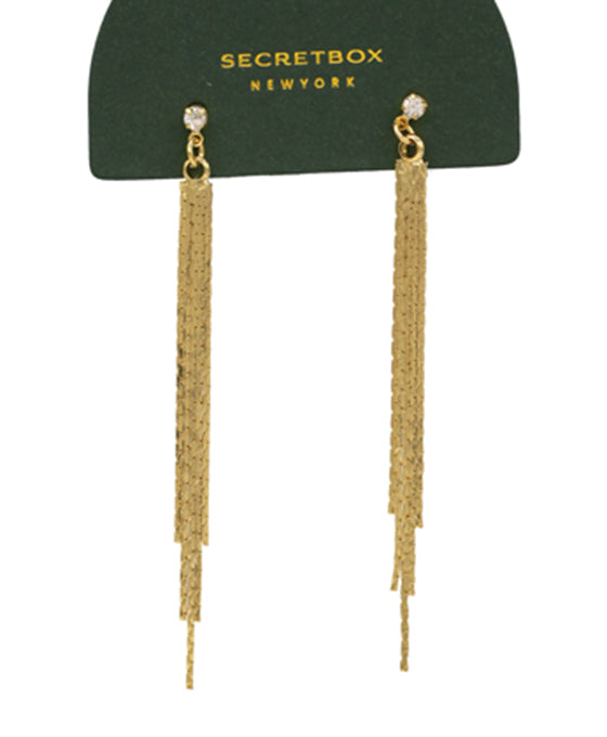 Snake Chain Fringe Drop Earring