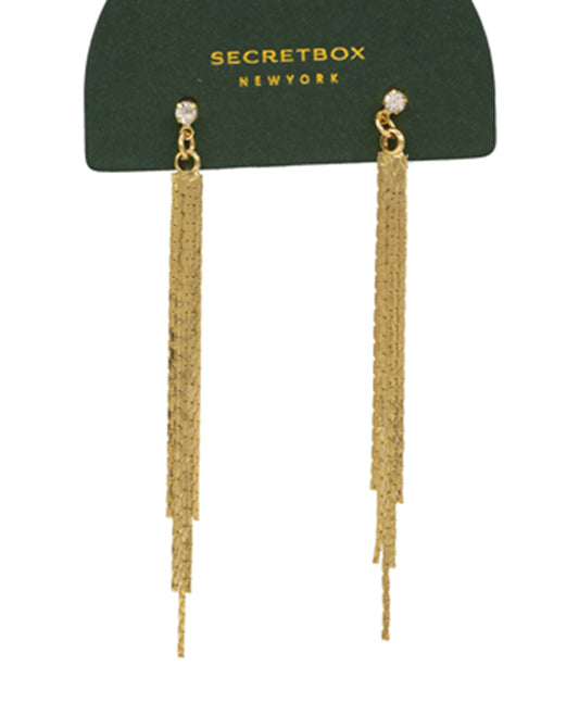 Snake Chain Fringe Drop Earring
