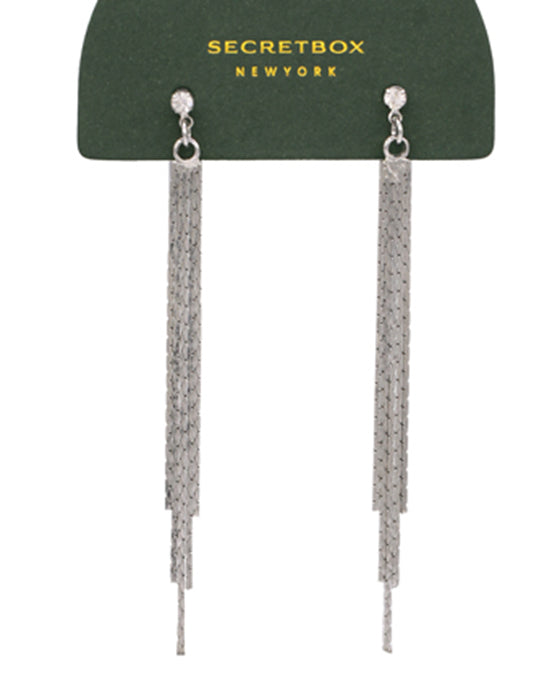 Snake Chain Fringe Drop Earring