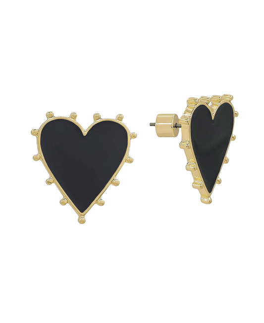 20mm Heart Epoxy Post Earring