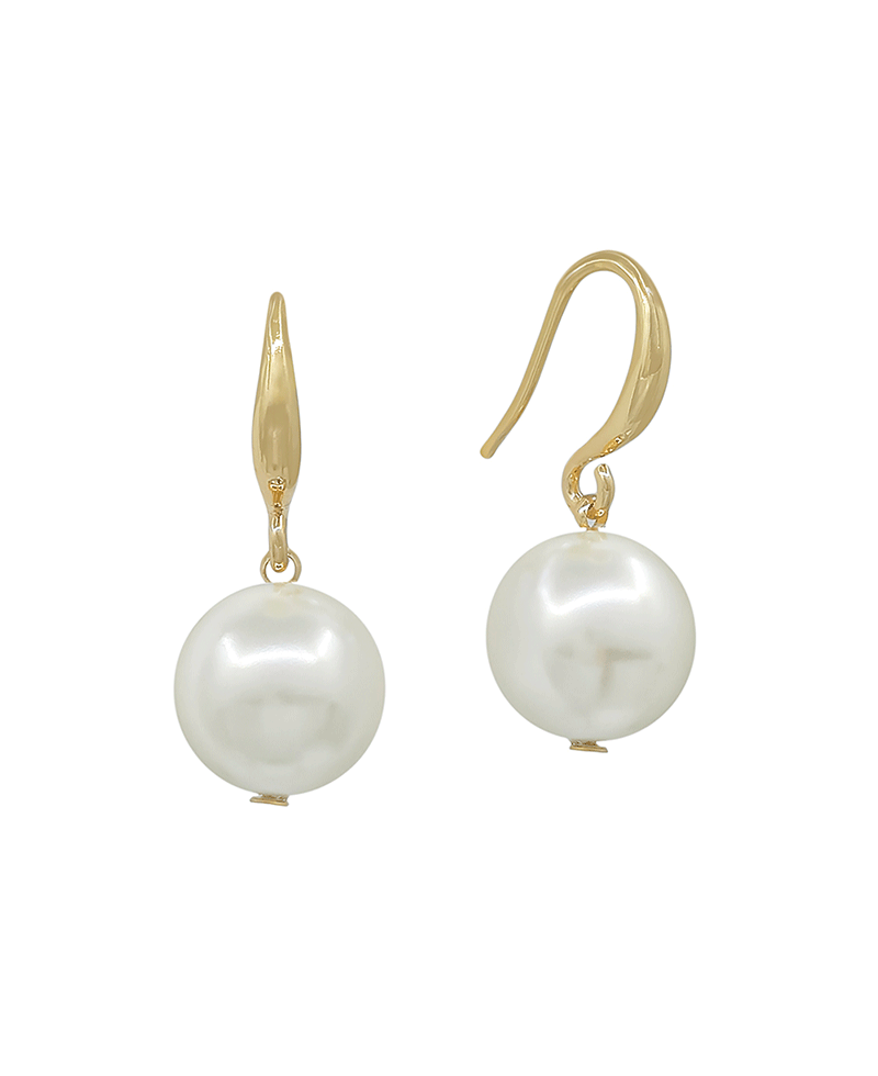 14mm Pearl Designed Earring