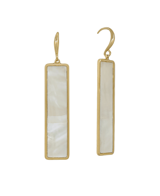Rectangular Mop Hook Earring