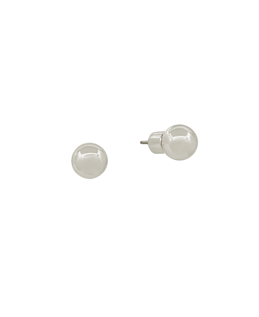 8mm Sphere Metal Stud Earring