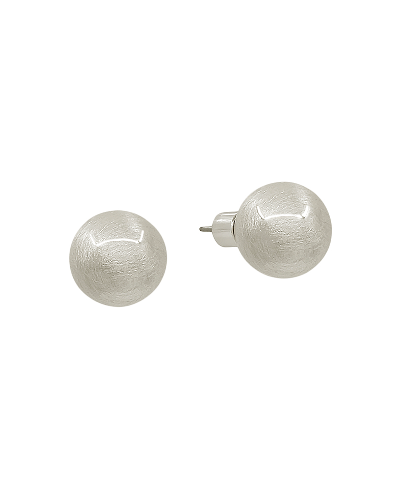 14mm Sphere Metal Stud Earring