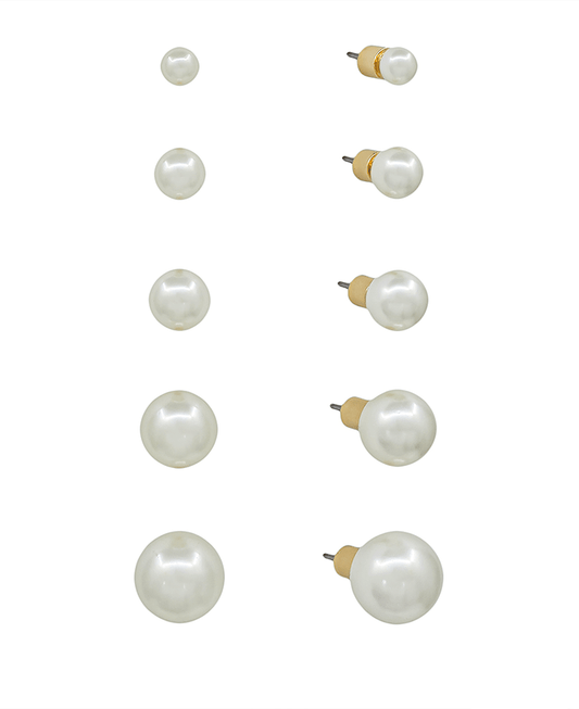 Pearl 5 Set Earring