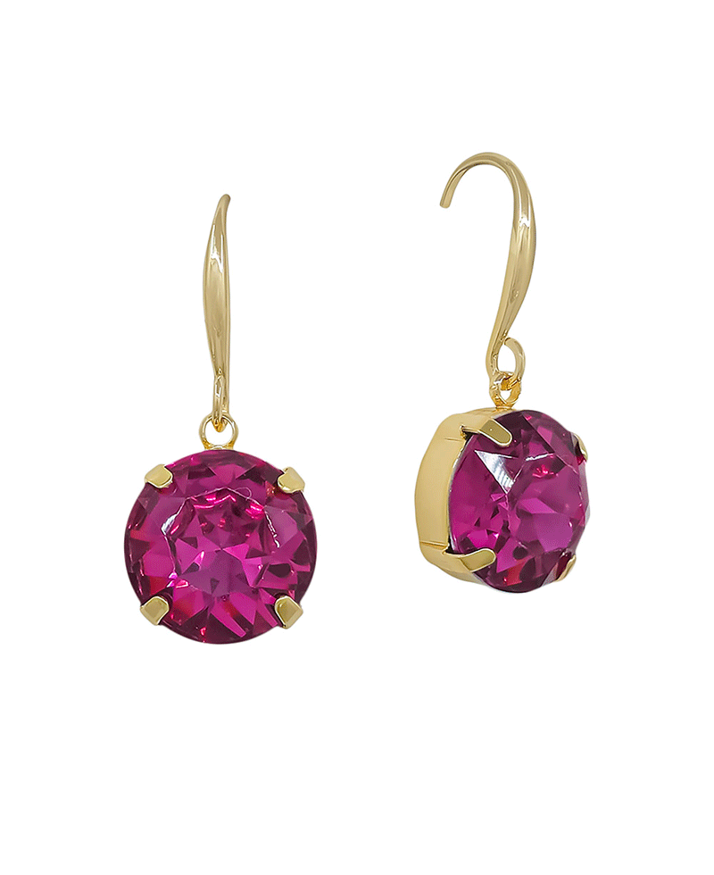14mm Crystal Stone Earring